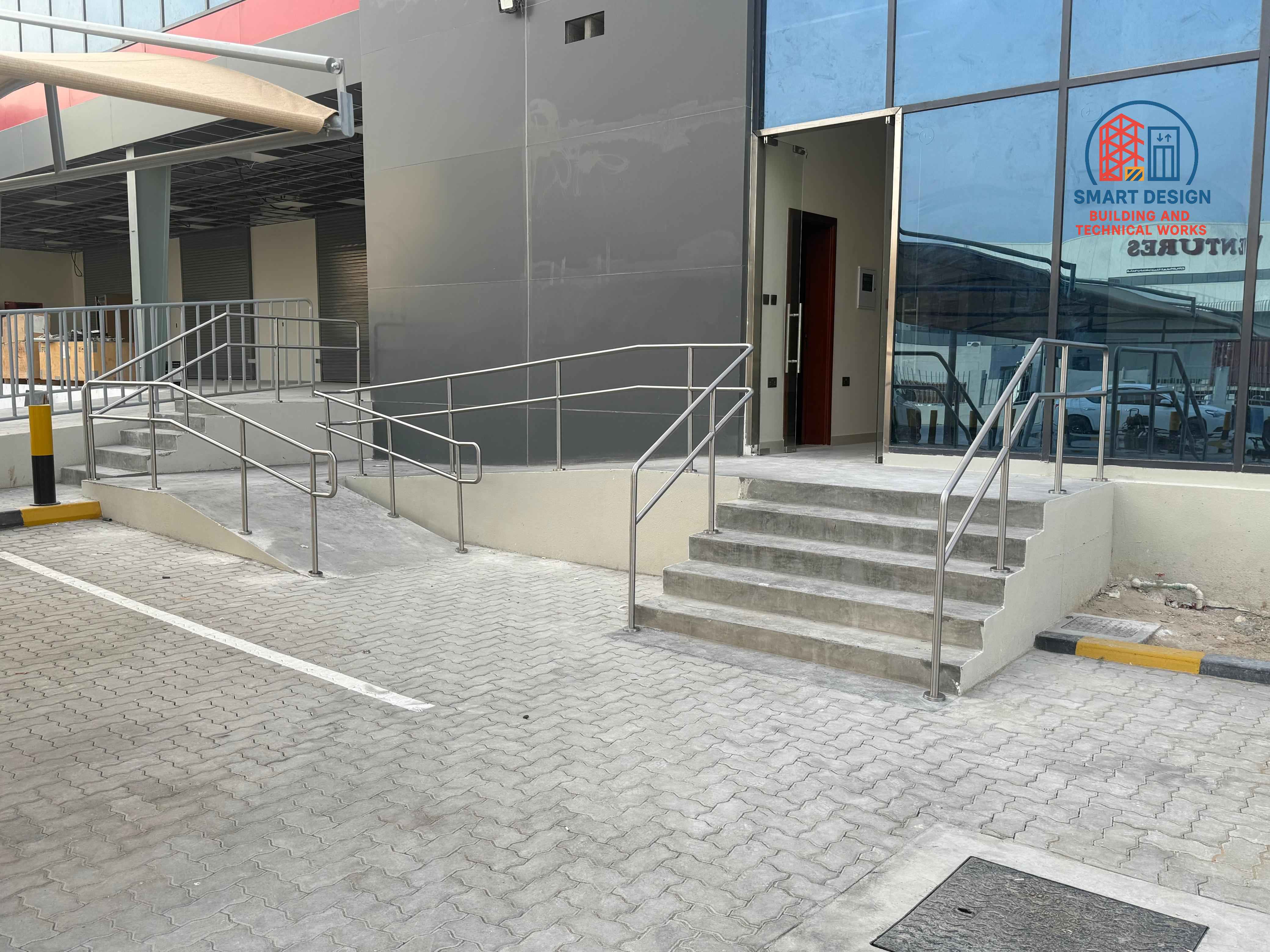       Supply & Installation of SS 316 Brush Finish Hand Rail at JAFZA, Dubai    