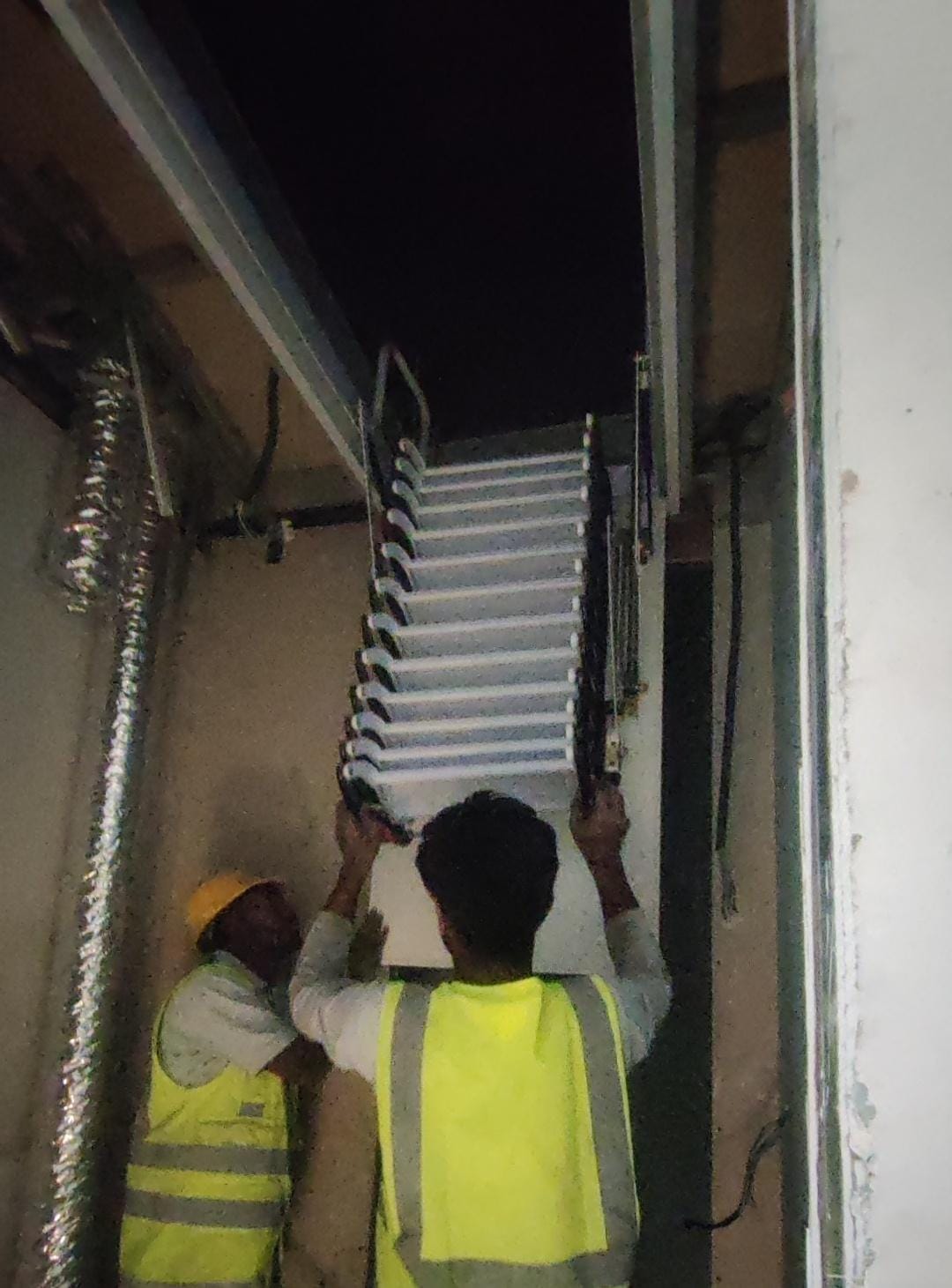 Fabrication Supply & Installation of Steel Structure and the Ceiling Mounted Attic Ladder at **Index Tower, DIFC Dubai 