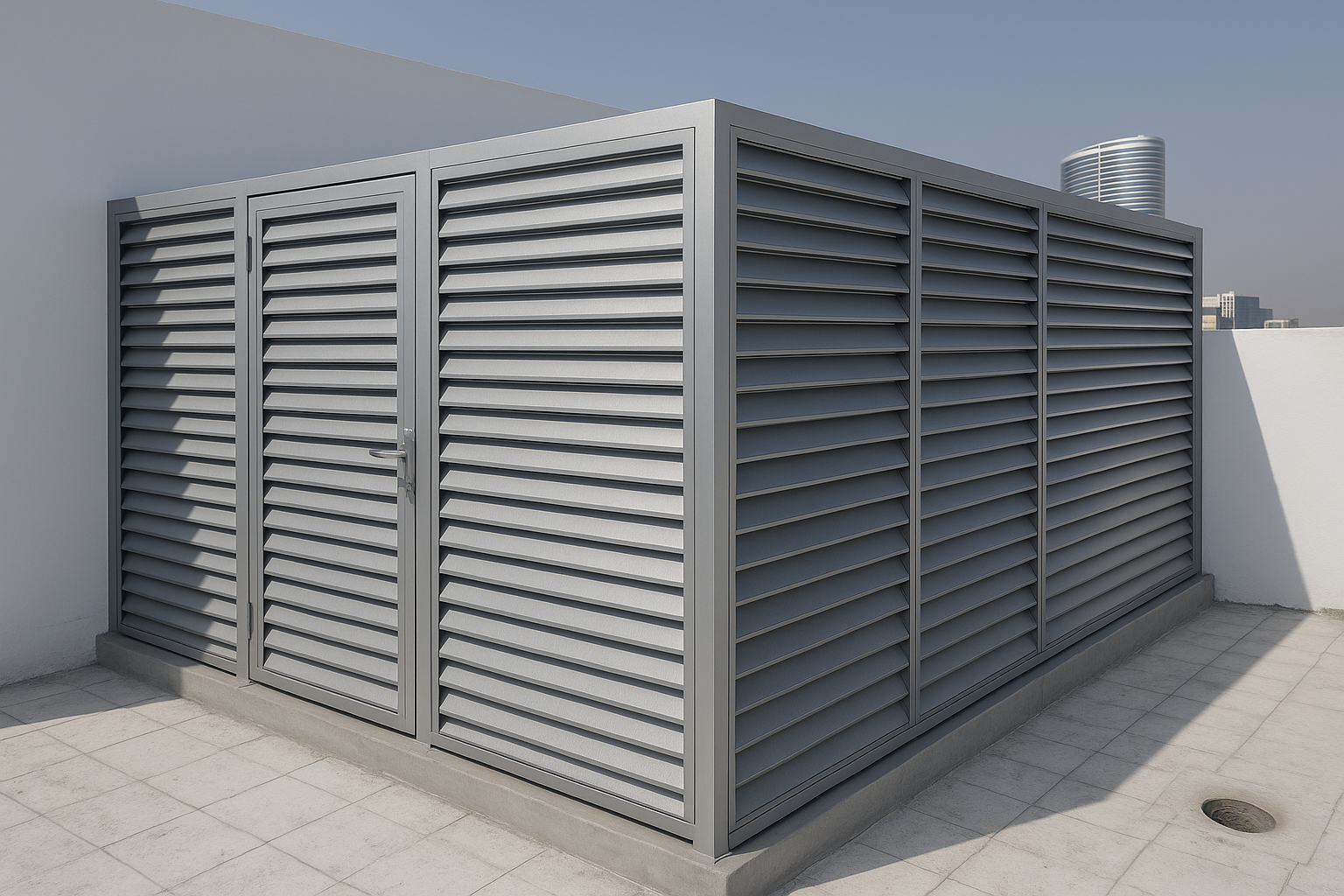 Aluminium Louver Partition